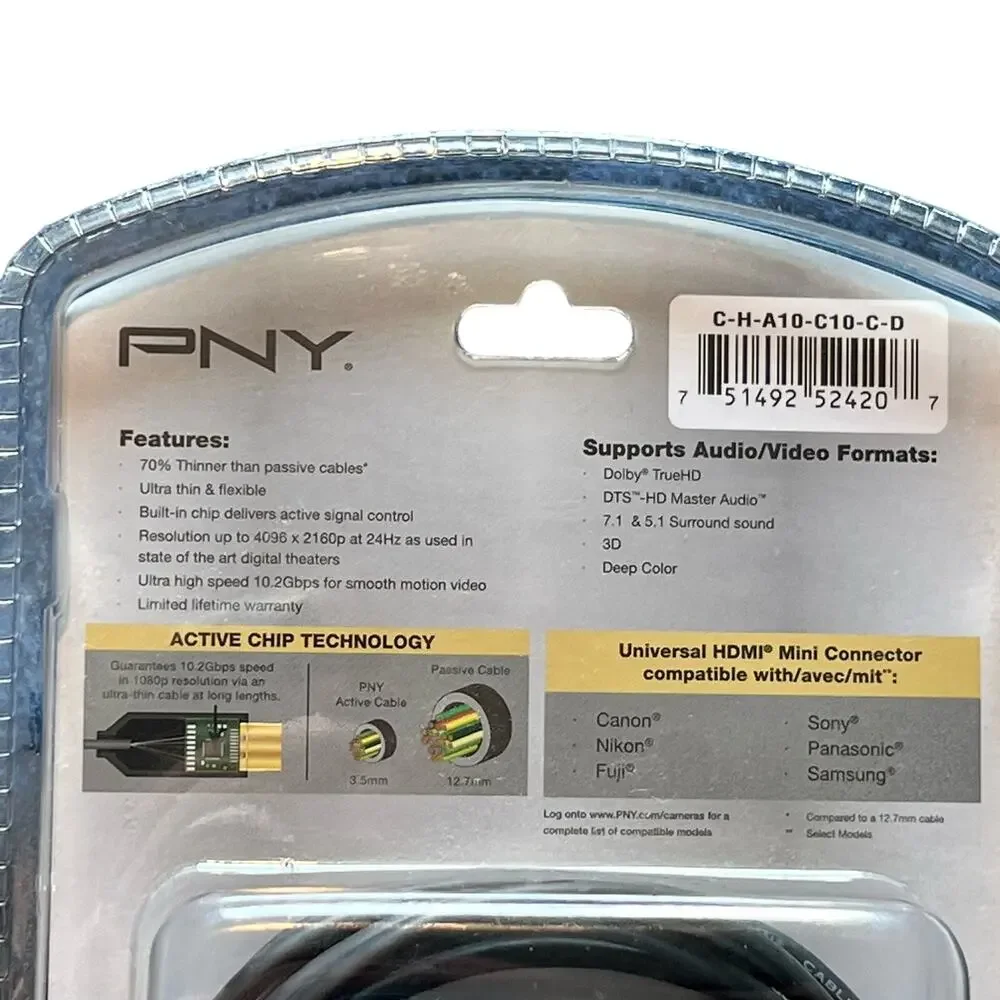 Universal HDMI Mini to HDMI Connector UPC 751492524207